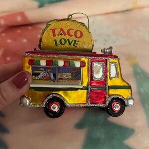 Taco Love Food Truck Ornament